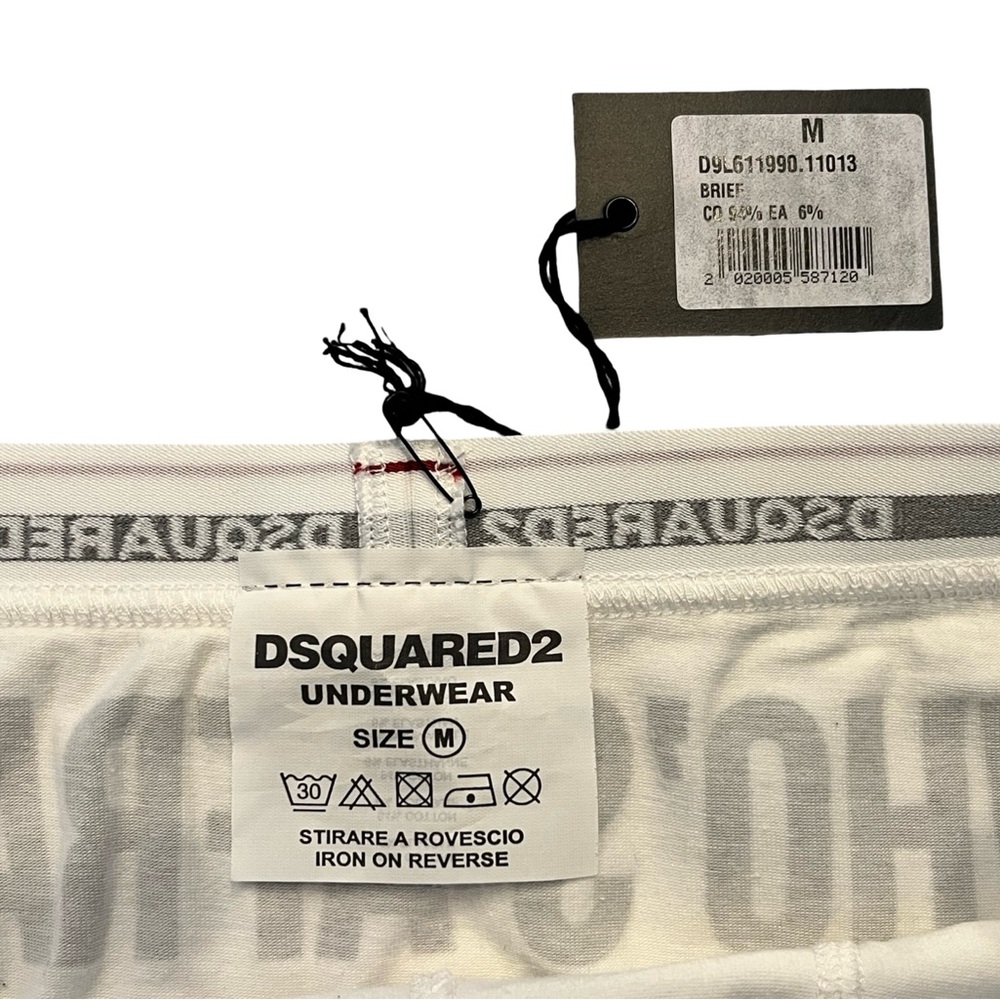 DSQUARED2 Classic White Briefs for Men - Picture 6 of 10